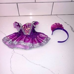 American Girl Wellie Wisher Showtime Purple Ballet Costume.💕